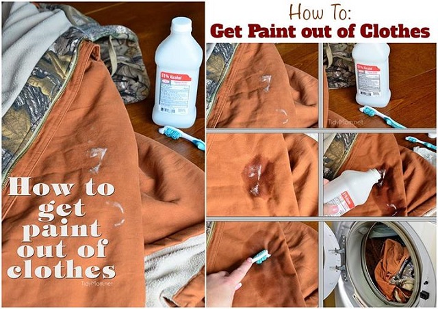 How to get spray paint off your clothes