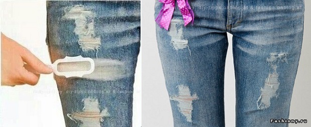 worn out jeans