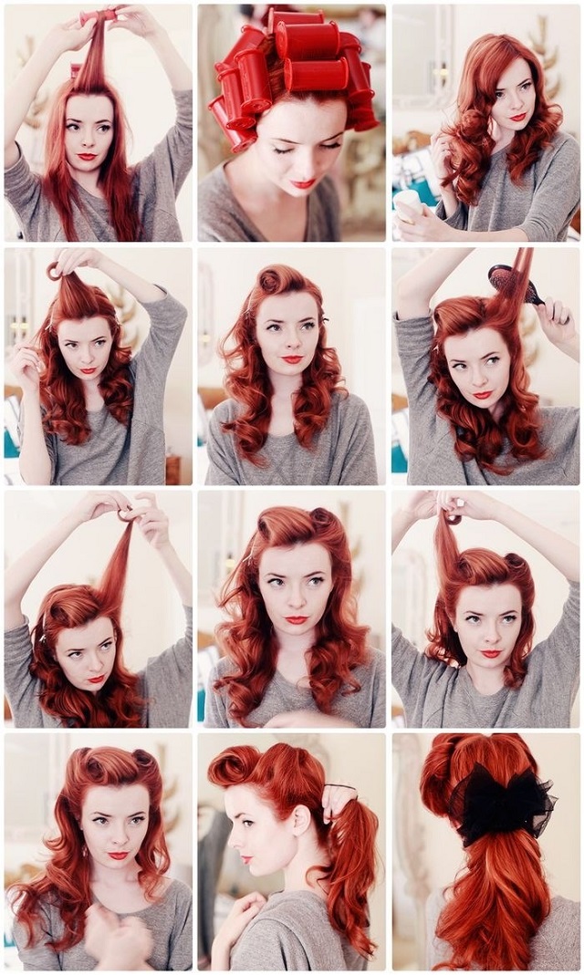 Vintage Hairstyle Tutorial Alldaychic 3942