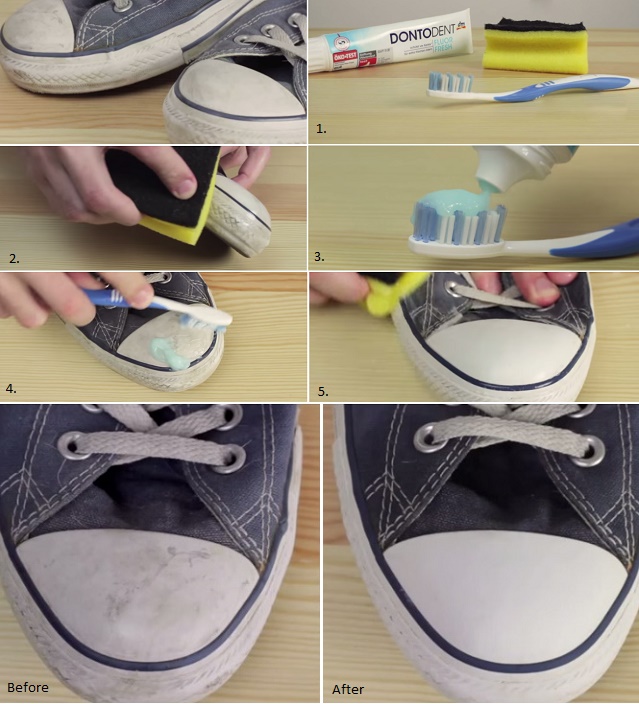 DIY - How to Clean your Canvas Sneakers 