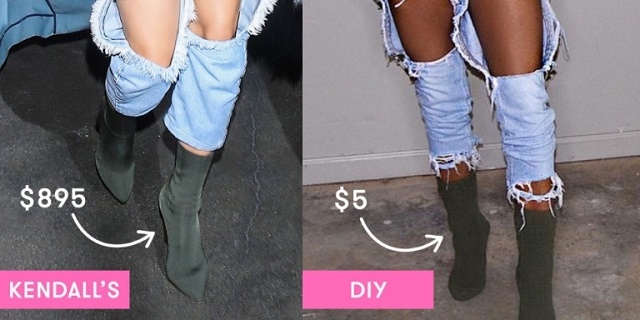 socks and boots trend