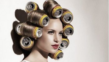 Soda Can Hair Rollers
