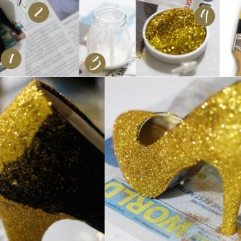Glitter shoe