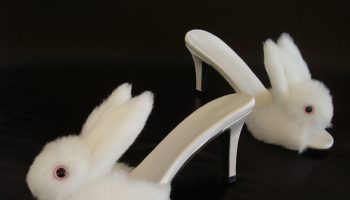 High Heel Bunny Slippers