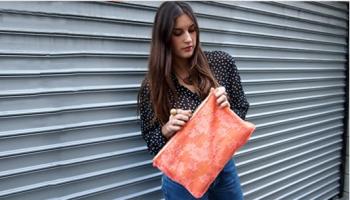 New Aspect for a Clutch Bag by Recycling a Top 1