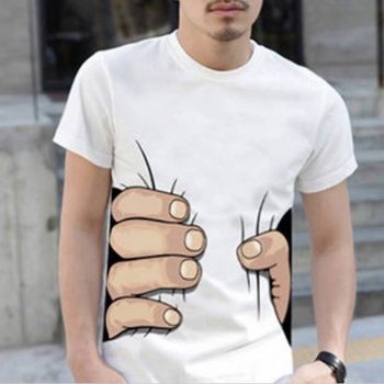 large hand shirt