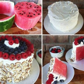 watermelon cake