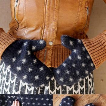 DIY Mittens from an Old Sweater