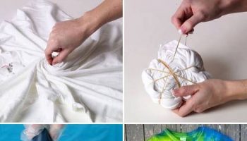 Tie-Dye Swirl Technique for t-shirt