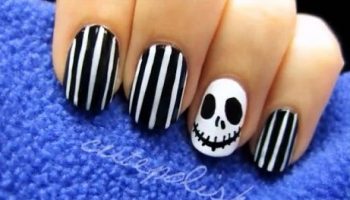 halloween Nail Art – Jack Skellington