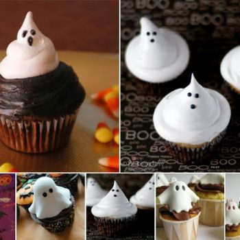 Ghost Cupcakesn for Halloween