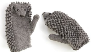 how to knit Hedgehog Mittens