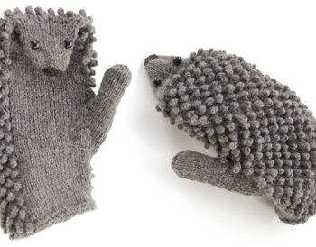 how to knit Hedgehog Mittens