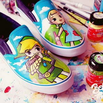 painted shoes