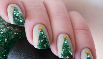 Christmas nail art