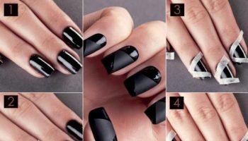 Black Nail Design – DIY
