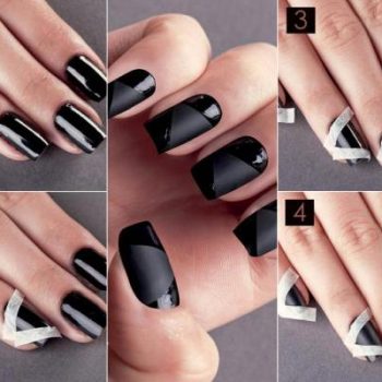 Black Nail Design – DIY