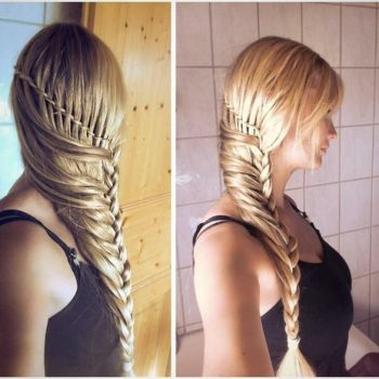 Braided hairstyle – DIY