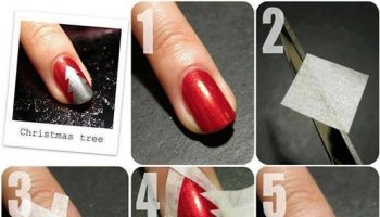 Christmas Tree Nail Art