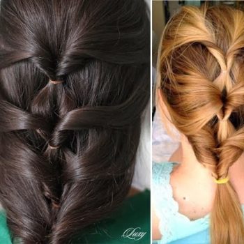 Layered-twist-arround-hair Amazing Hairstyle in Less than 5 Minutes