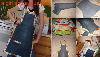 Turn Old Jeans into a Chic Apron – DIY