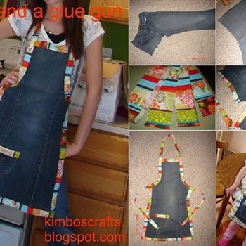 Turn Old Jeans into a Chic Apron – DIY