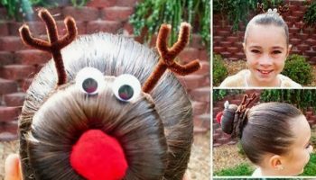 cute-hairstyles-rudolph-bun