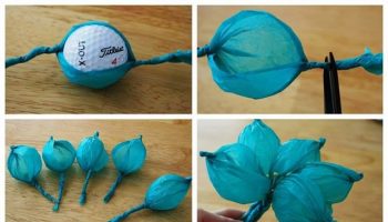 Balloonish Looking Tissue Flower – DIY