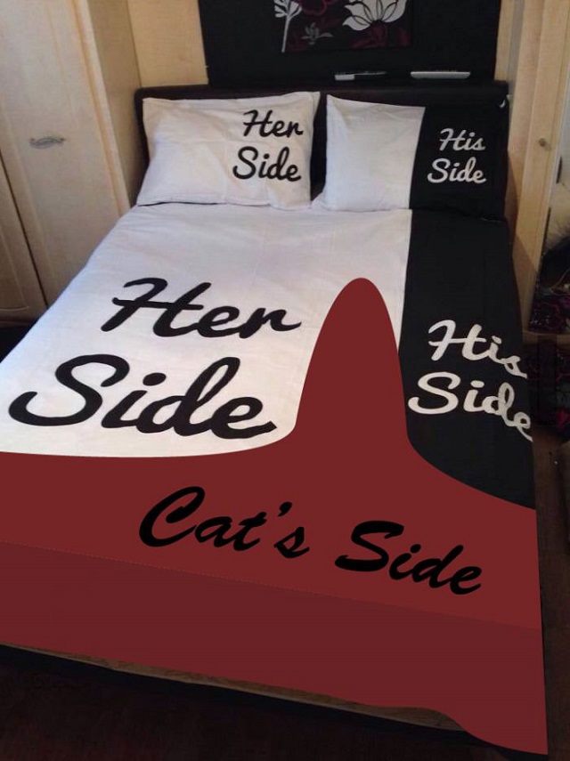 Her Side & His Side Duvet Cover and Pillowcases - AllDayChic