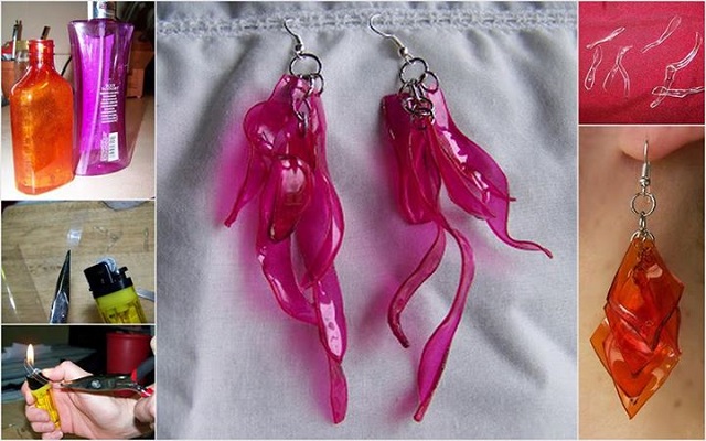 Jewelry Made From Recycled Plastic Bottles - DIY