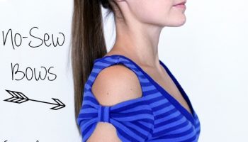No sew t-shirt bows