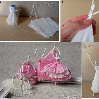 Paper Napkins Ballerina