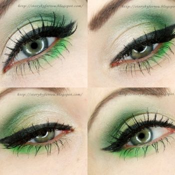 Lime Shaded Make-up – DIY
