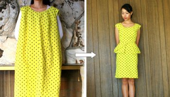 Origami Peplum Dress –  DIY (3)