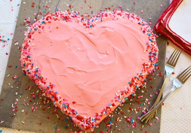 Heart Shaped Cake Recipe - AllDayChic