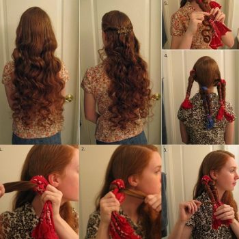 no heat curls