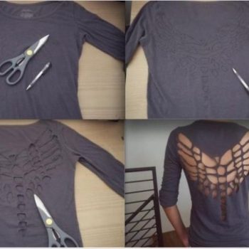 Dragonfly Cut Out T-shirt – DIY