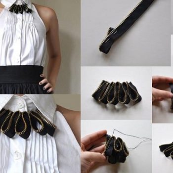Lovely Zipper Necklace – DIY