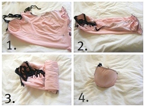 how to fold your refined lingerie