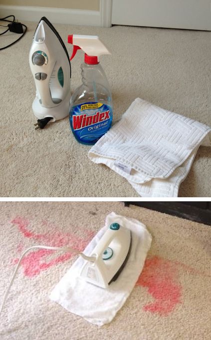 Cleaning Tips & Tricks-Iron Out Carpet Stains