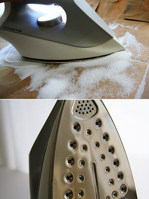 Cleaning Tips & Tricks-Use Salt To Clean Your Iron
