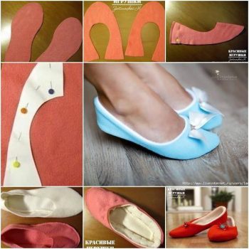 Soft Fabric Slippers – DIY
