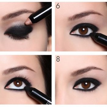 Aqua-Smoky-Eye-Shadow-Makeup-Tutorial