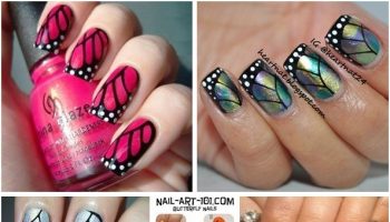 Butterfly Wings Nail Art