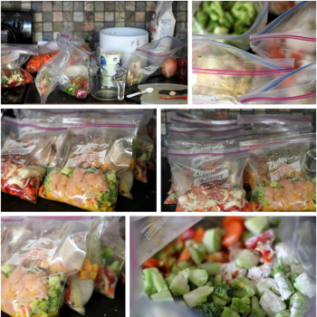 Crockpot Freezer Meals with Just One Afternoon of Chopping