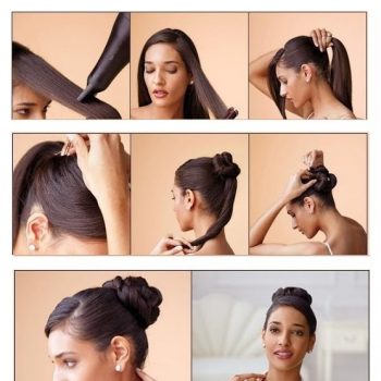 Easy-Top-Knot-Hairstyle