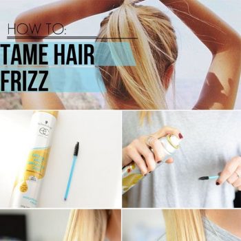 Use a Mascara Wand to Fight Hair Frizz