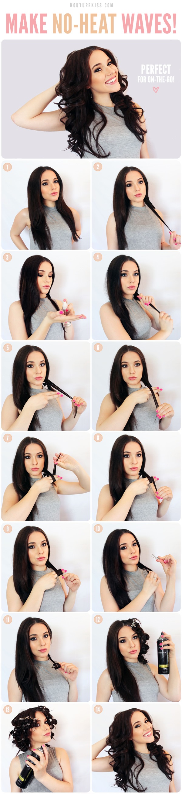 How to Make Hair Waves Without Heat Damaging - AllDayChic