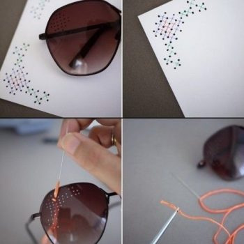 Chic Embroidered Sunglasses – DIY
