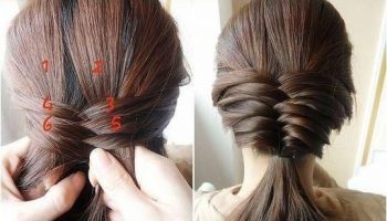 Cute Fishtail Braided Hairstyle Tutorial